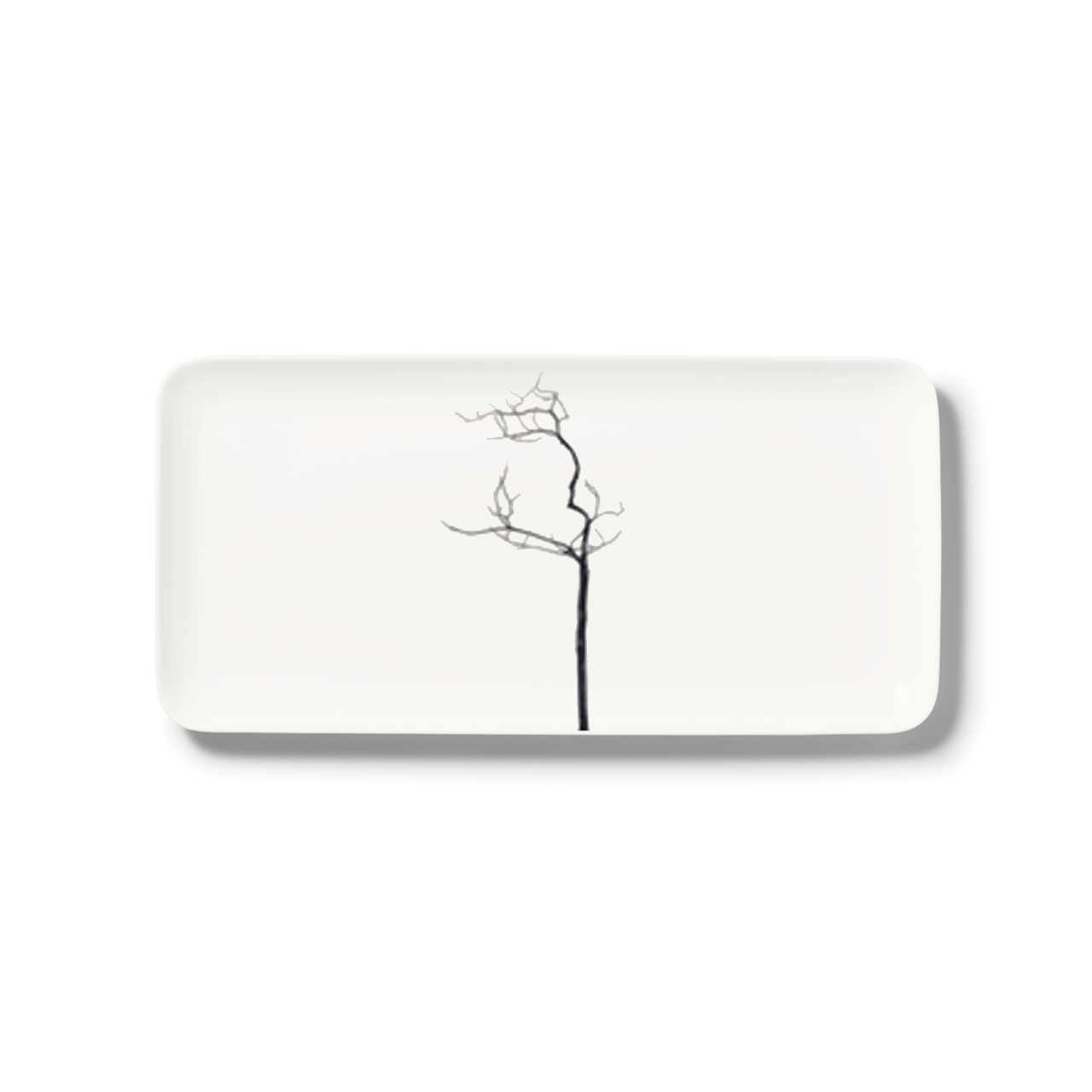 Black Forest - Rectangular Platter Black 5.9x12.6in | 15x32cm - JANGEORGe Interiors & Furniture