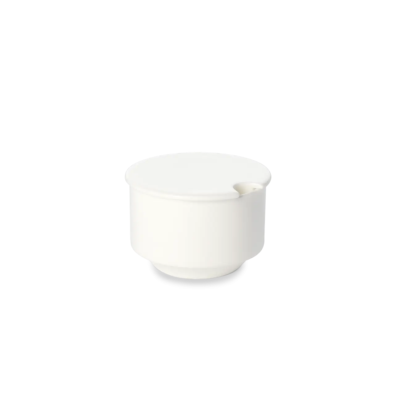 Asia Line - Condiment Pot With Lid White 0.18L - JANGEORGe Interiors & Furniture