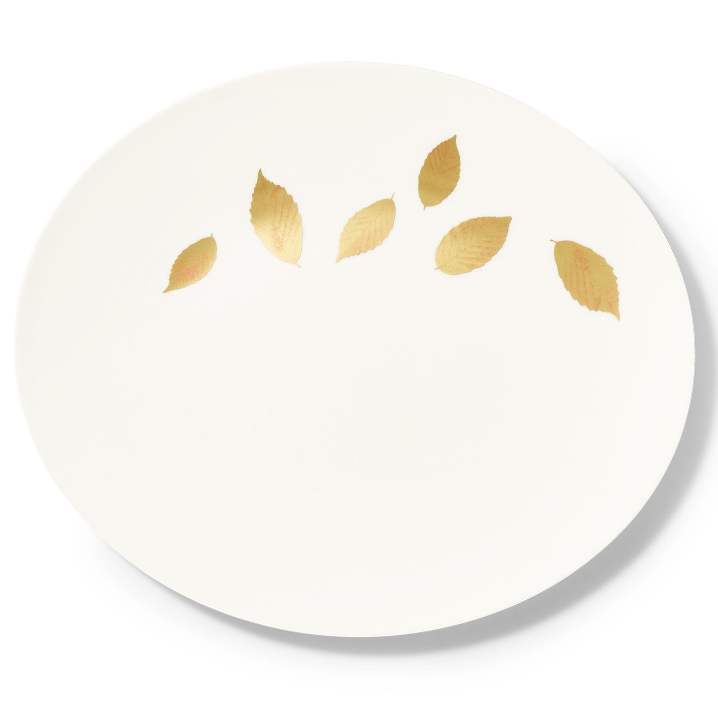 Gold Leaf - Oval Platter Gold 15.4in | 39cm (Ø) - JANGEORGe Interiors & Furniture