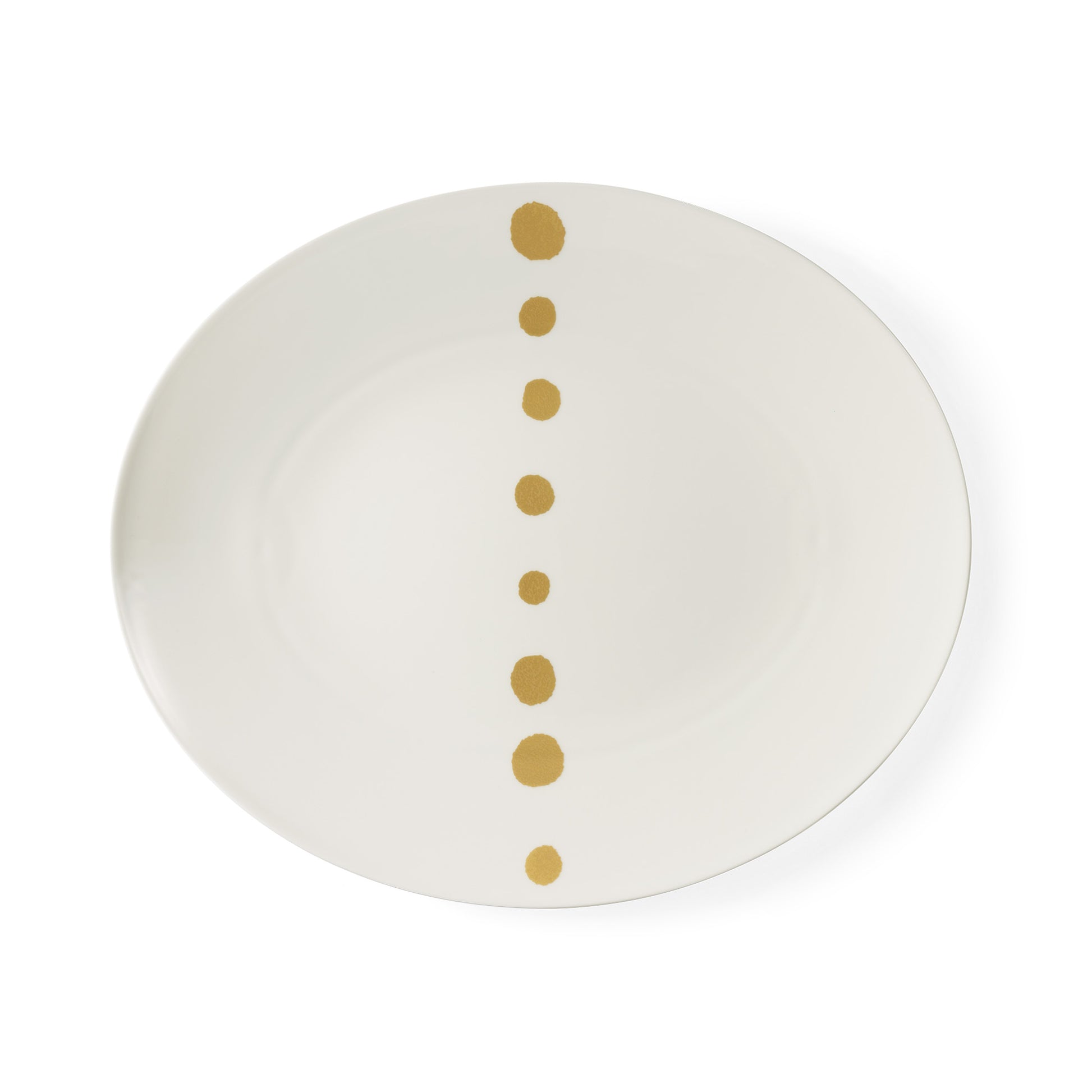 Golden Pearls - Oval Platter Gold 15.4in | 39cm (Ø) | Dibbern | JANGEORGe Interiors & Funiture