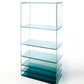 Deep Sea Glass Bookcase | Glas Italia | JANGEORGe Interior Design