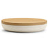 VVD Pottery - Ceramic 30x5cm with 2cm Oak Lid (3052) | When Objects Work | JANGEORGe Interiors & Furniture