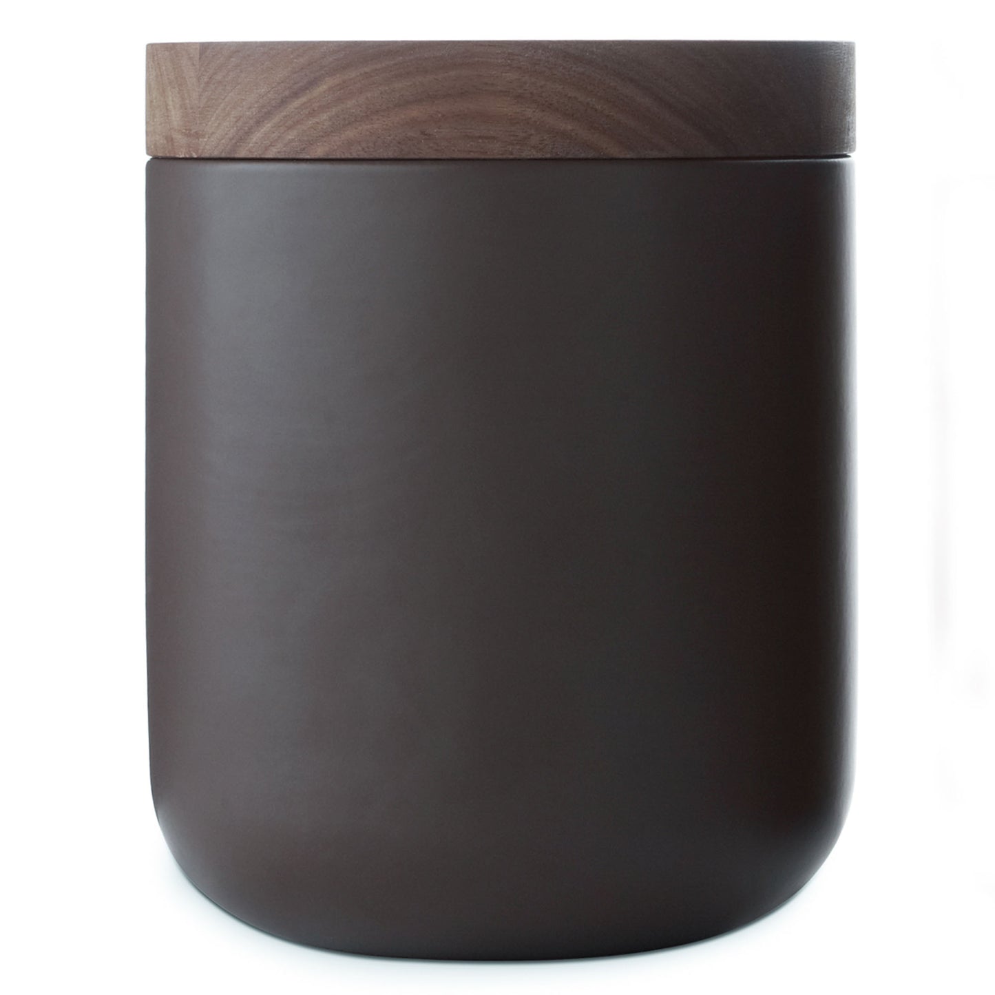 VVD Pottery - Ceramic 15x17cm with 2cm Walnut Lid (15172) - JANGEORGe Interiors & Furniture