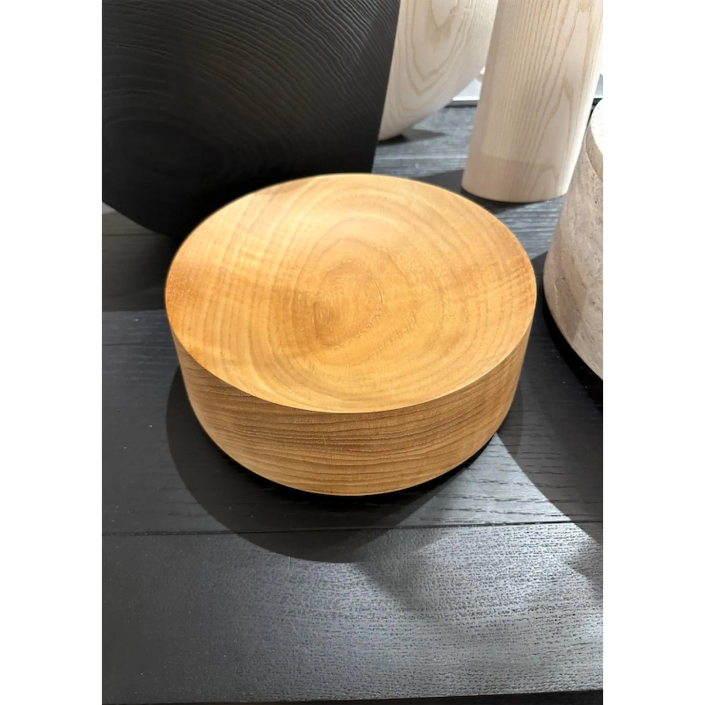 Solid Teak Shallow Bowl - JANGEORGe Interiors & Furniture