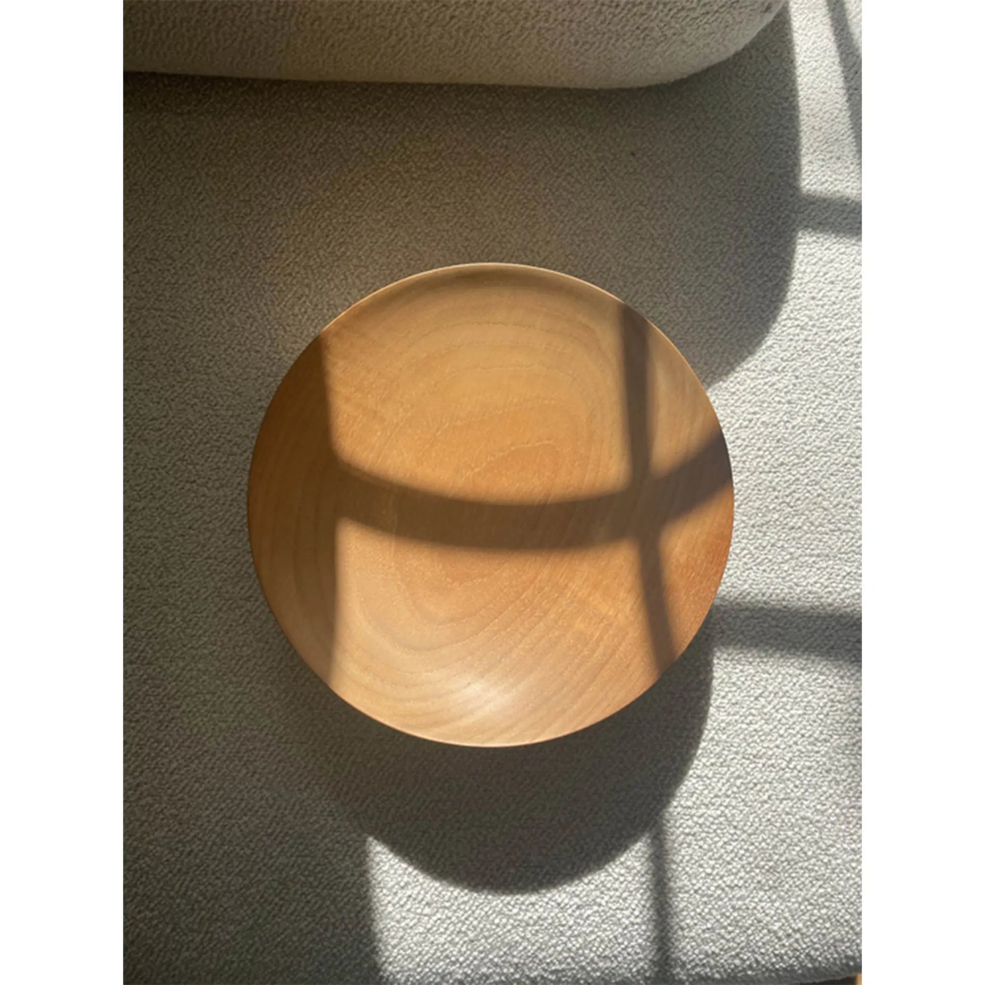 Solid Teak Shallow Bowl - JANGEORGe Interiors & Furniture