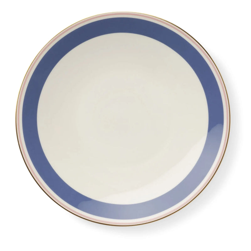 Capri - Bread Plate Blue/Rose 6.6 in | 17cm