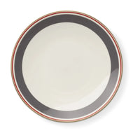 Capri - Dessert Plate Anthracite/Red 9.4 in | 24cm - JANGEORGe Interiors & Furniture