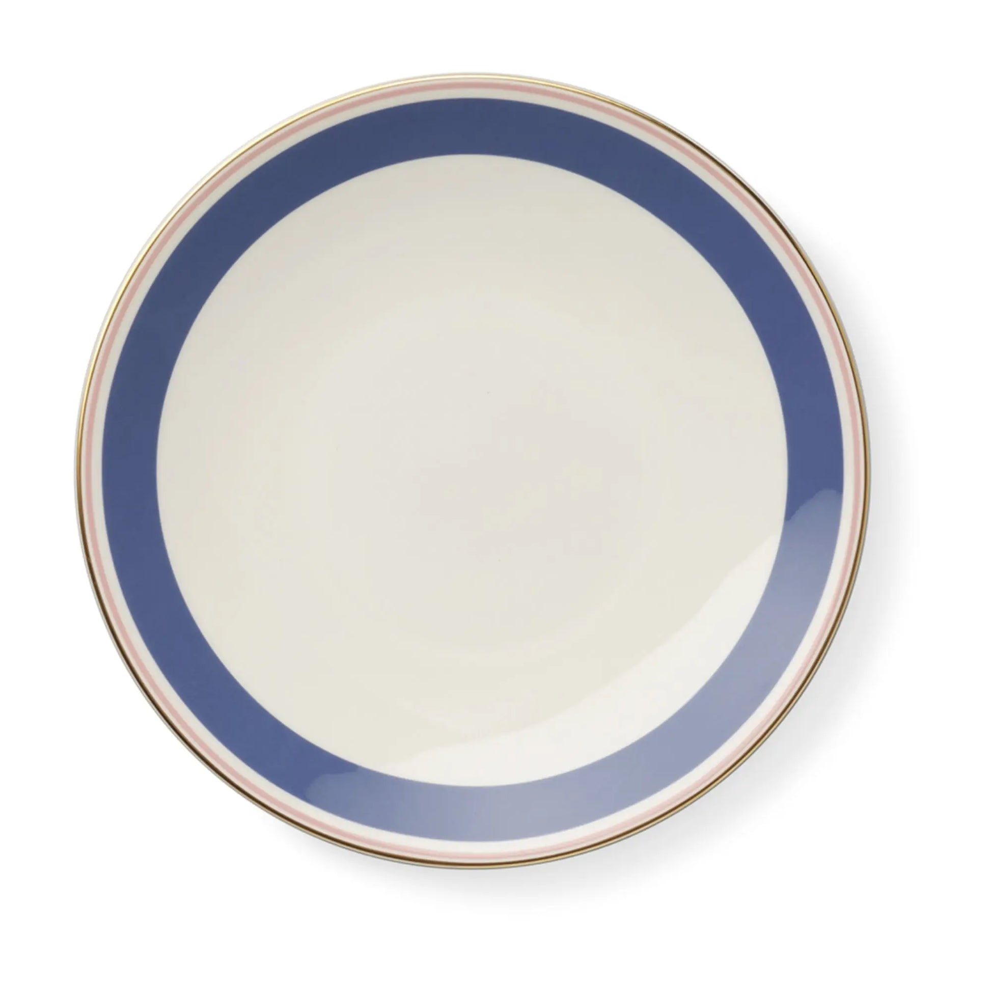 Capri - Dessert Plate Blue/Rose 9.4 in | 24cm - JANGEORGe Interiors & Furniture