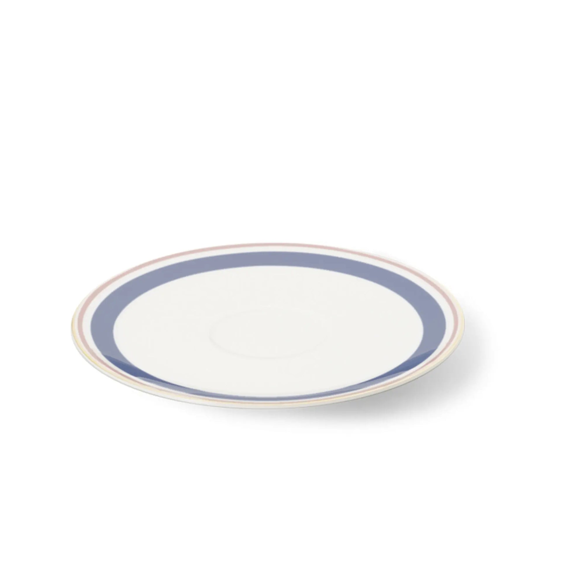 Capri - Espresso Saucer Blue/Rose 4.4in | 11.3cm - JANGEORGe Interiors & Furniture