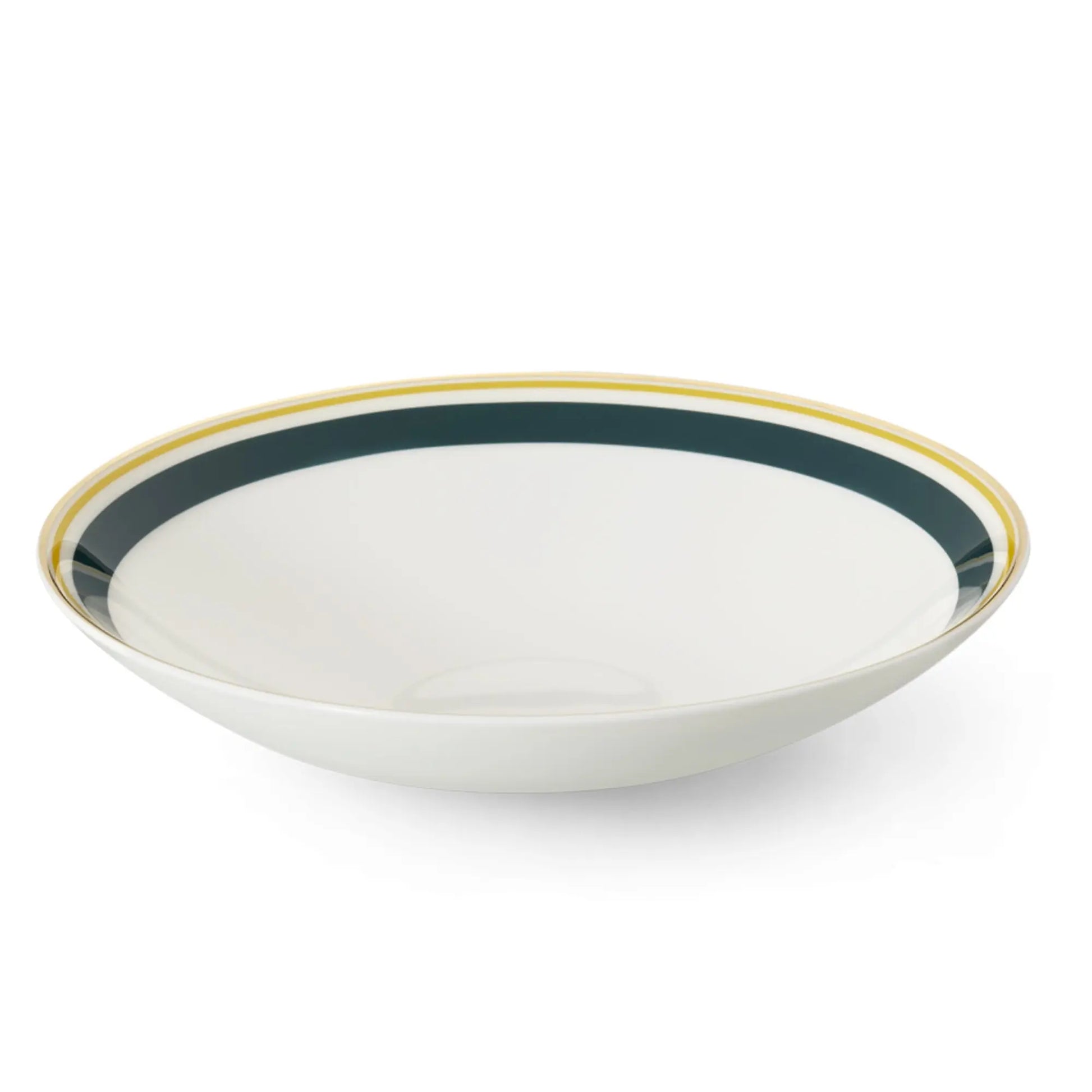 Capri - Plate/Bowl Dark Green/Yellow 9.4 in | 24cm - JANGEORGe Interiors & Furniture