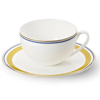 Capri - Set Coffee Cup Yellow/Blue 8.4 FL OZ | 0.25L - JANGEORGe Interiors & Furniture