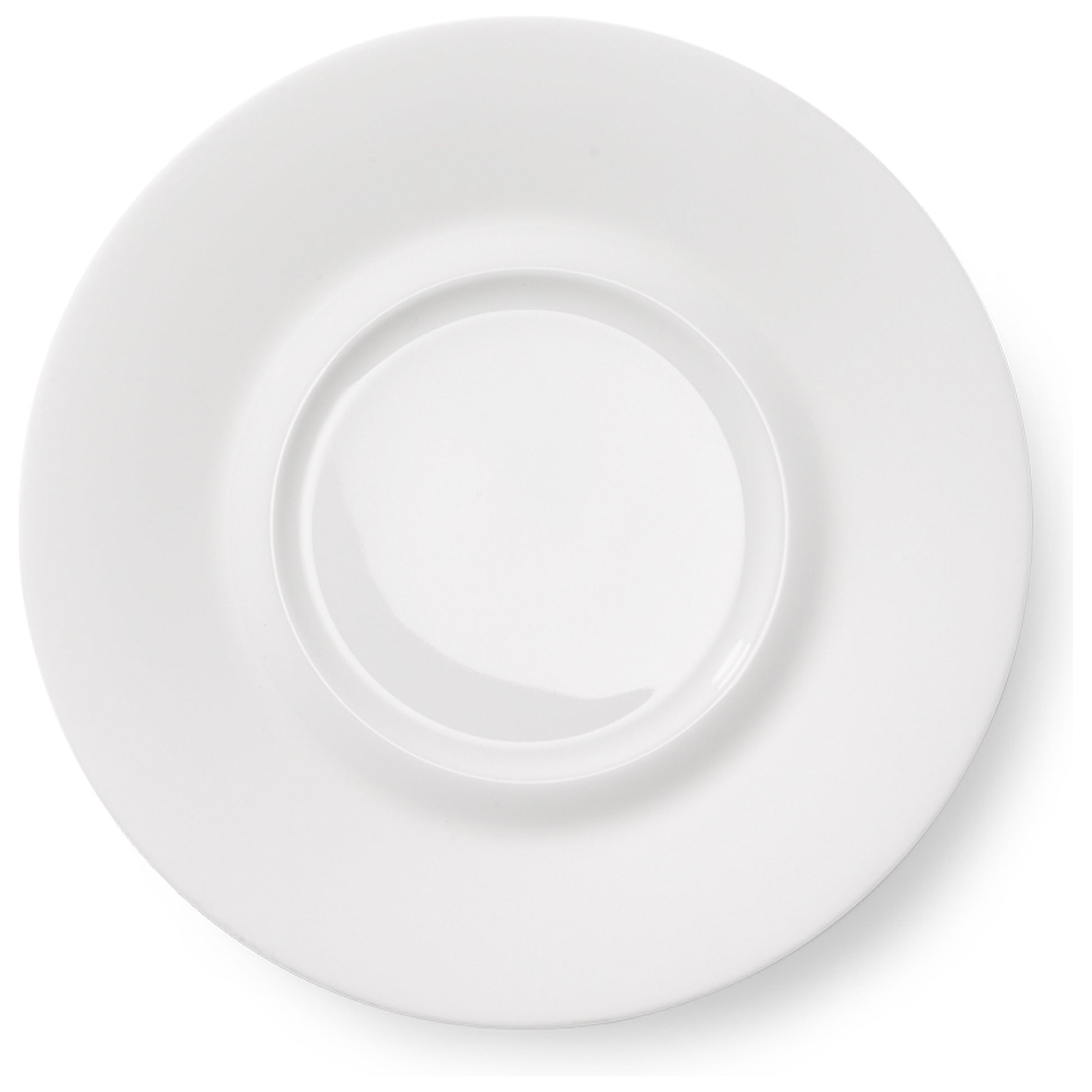 Cross White - Matte White, Espresso Saucer 4.7in | 12cm (Ø), 3.5 FL OZ | Dibbern | JANGEORGe Interiors & Furniture