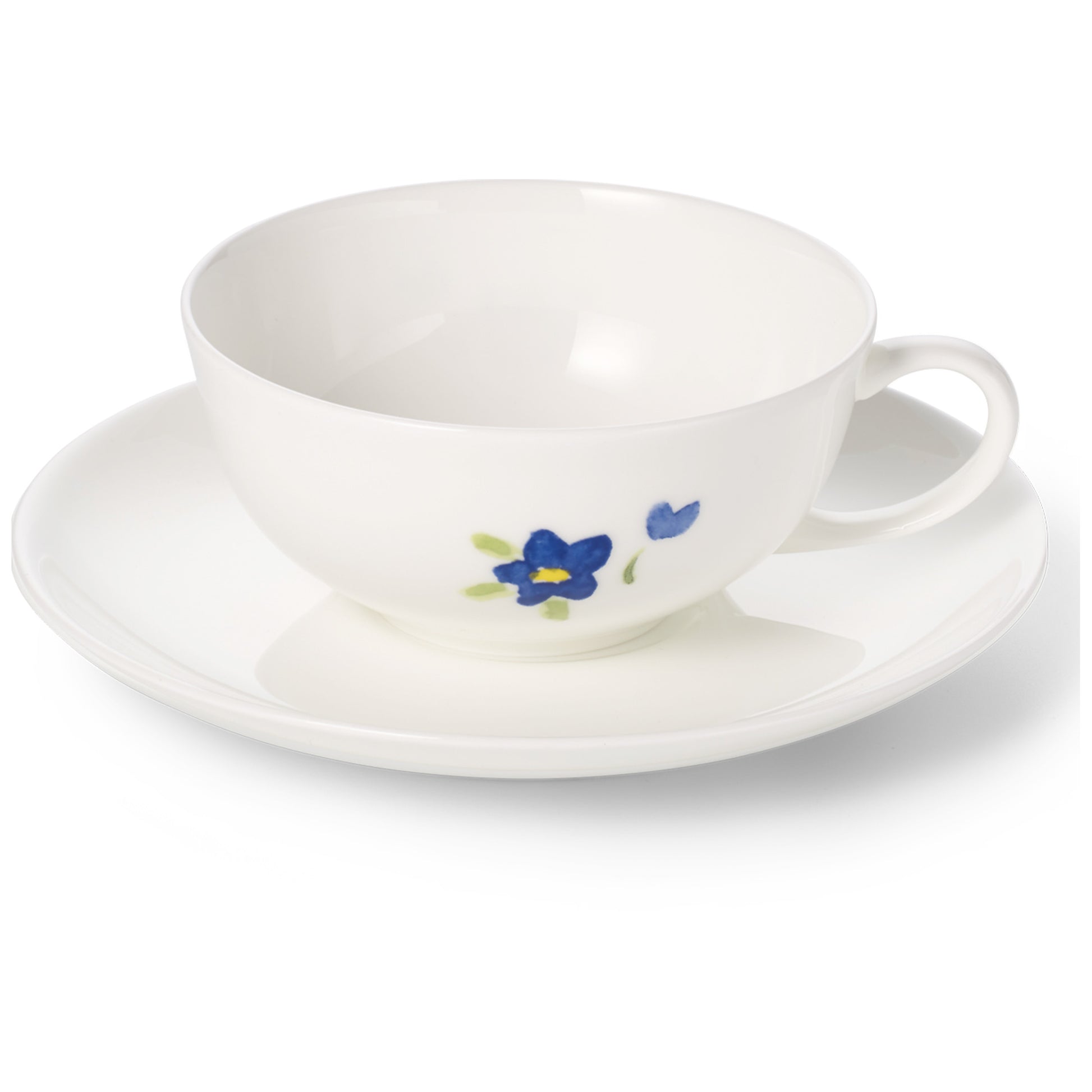 Impression (Blue Flower) - Set Tea Cup & Saucer 6.8 fl oz | 0.2L | Dibbern | JANGEORGe Interiors & Furniture