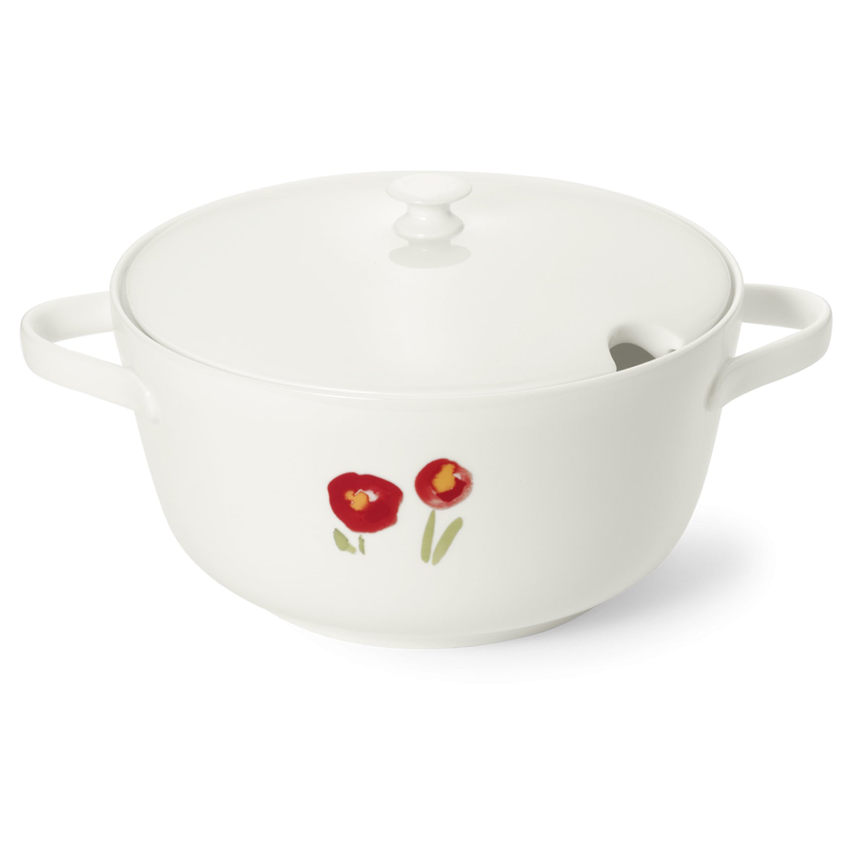 Impression (Red Poppy) - Tureen 87.5 fl oz | 2.95L | Dibbern | JANGEORGe Interiors & Furniture