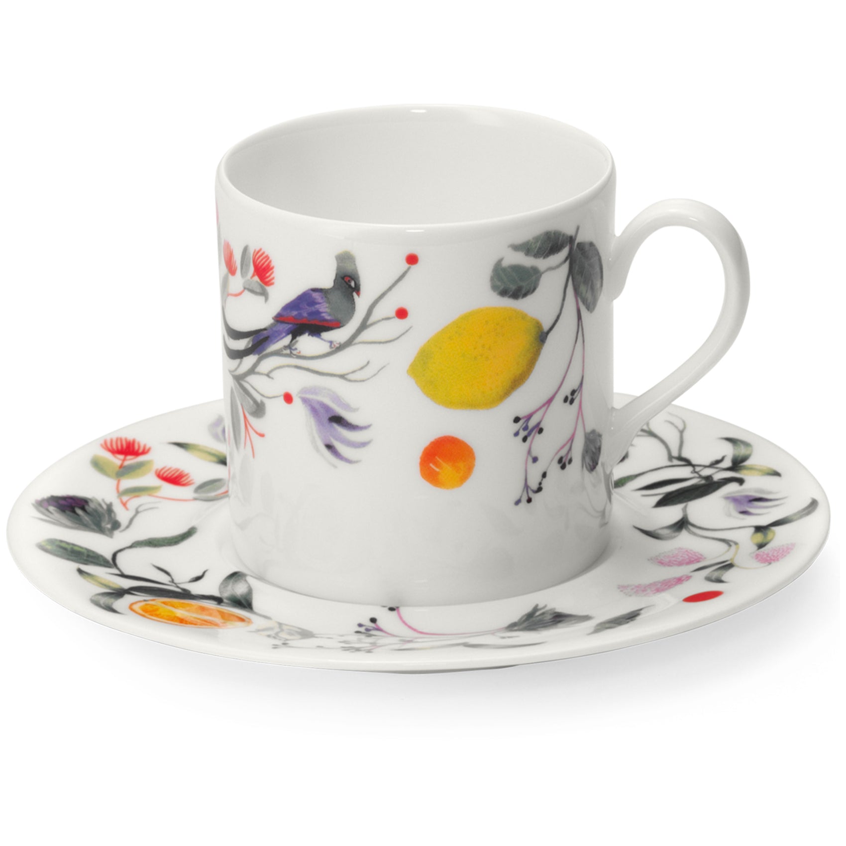 Paradies - Set Espresso Cup & Saucer Cylindrical 3.3 FL OZ | 0.1L | DIbbern | JANGEORGe Interiors & Furniture