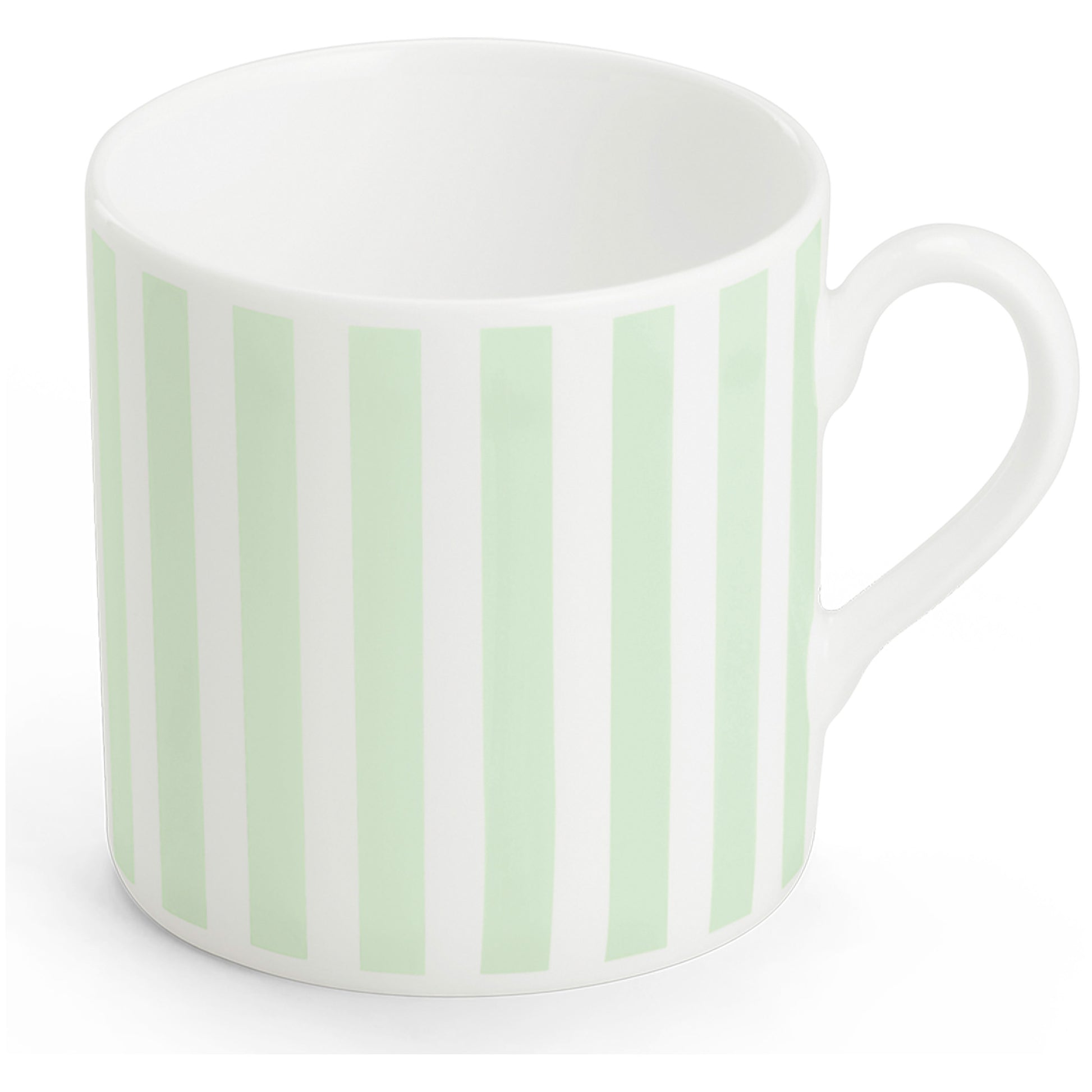 Pastell Stripes - Espresso Cup Cylindrical Mint 3.4 FL OZ | 0.1L | Dibbern | JANGEORGe Interiors & Furniture