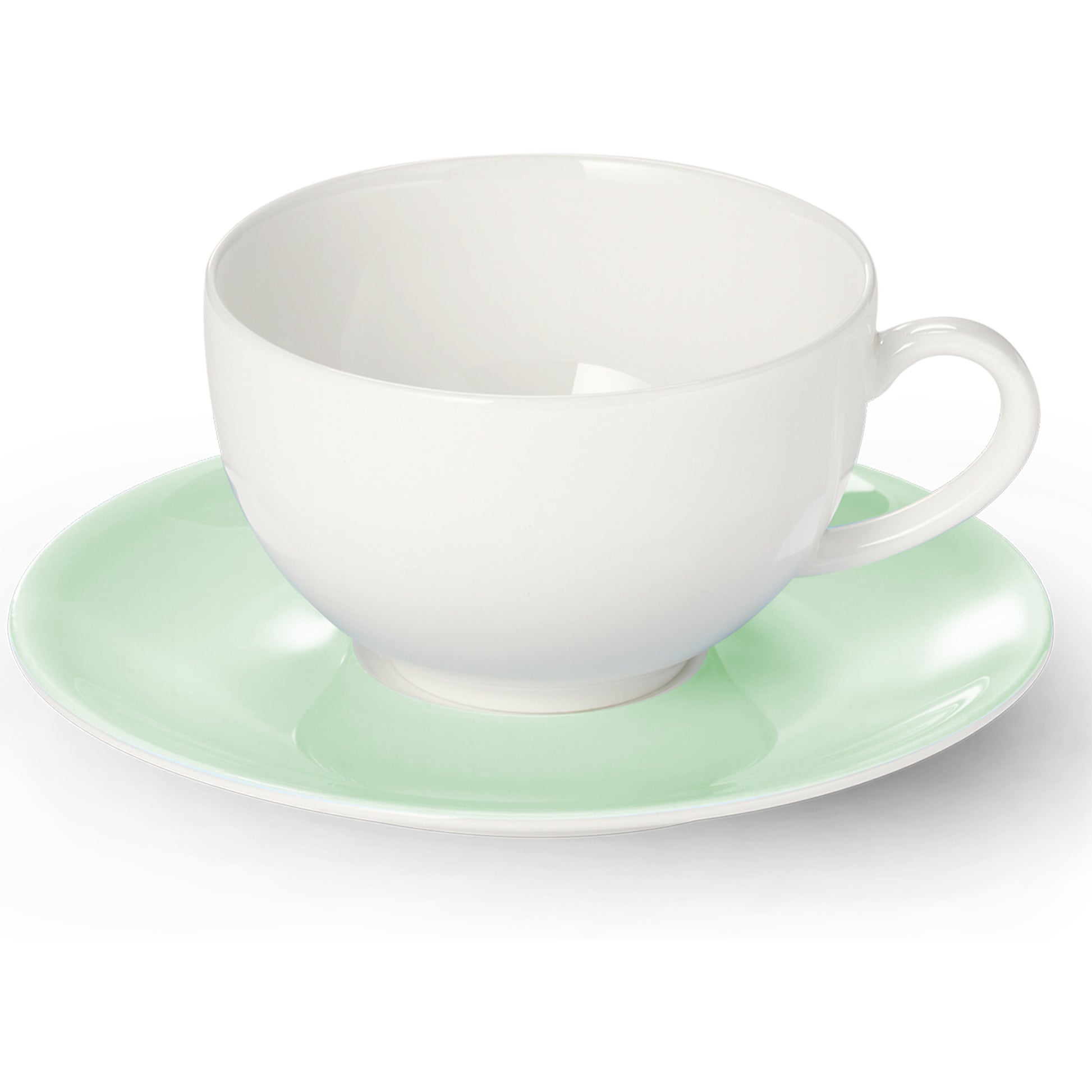 Pastell - Coffee Saucer Mint 8.5 fl oz | 0.25L, 6.3in | 16cm Ø | Dibbern | JANGEORGe Interiors & Furniture