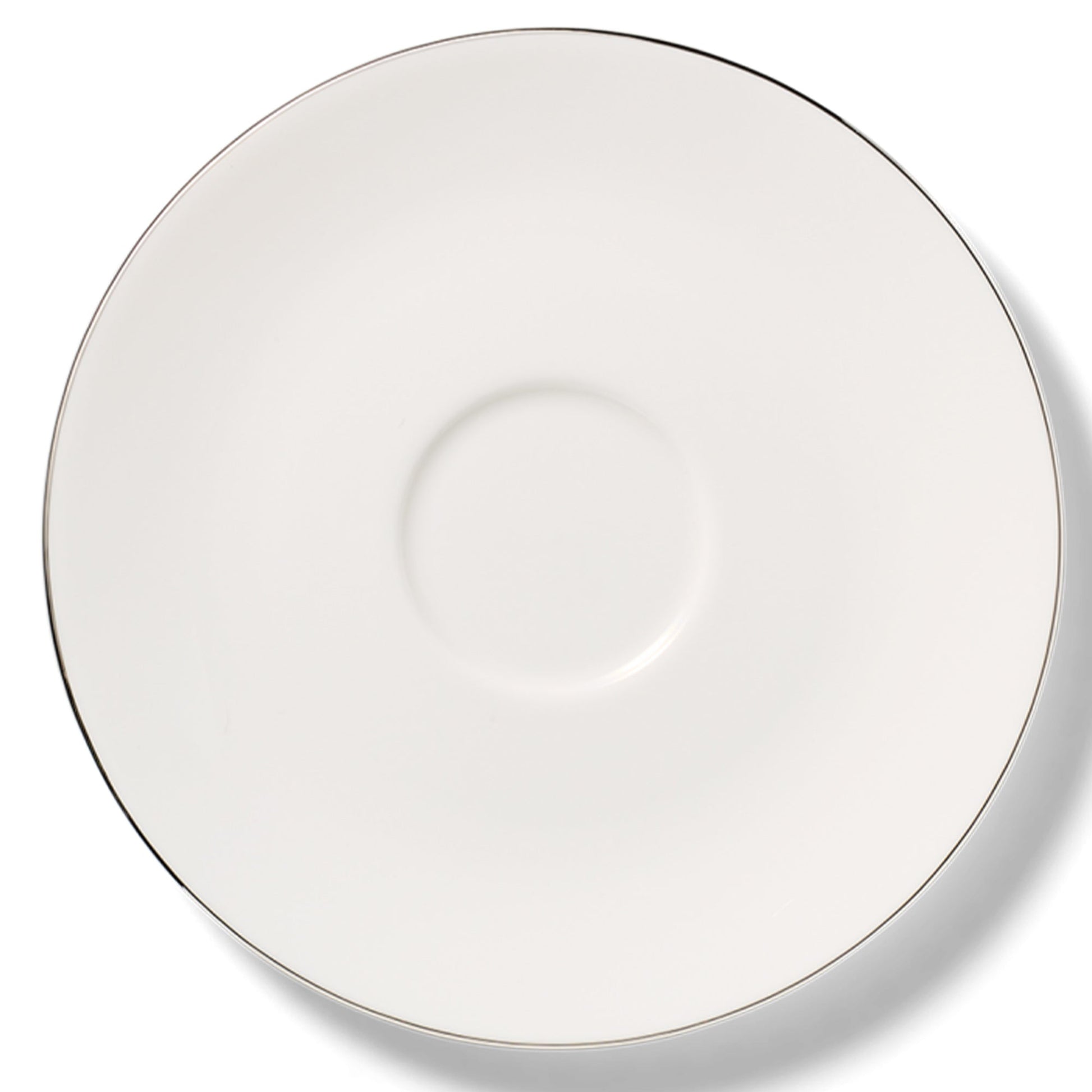 Platin Line - Cafe Au Lait Saucer 6.4in | 16.2cm (Ø) | Dibbern | JANGEORGe Interiors & Furniture