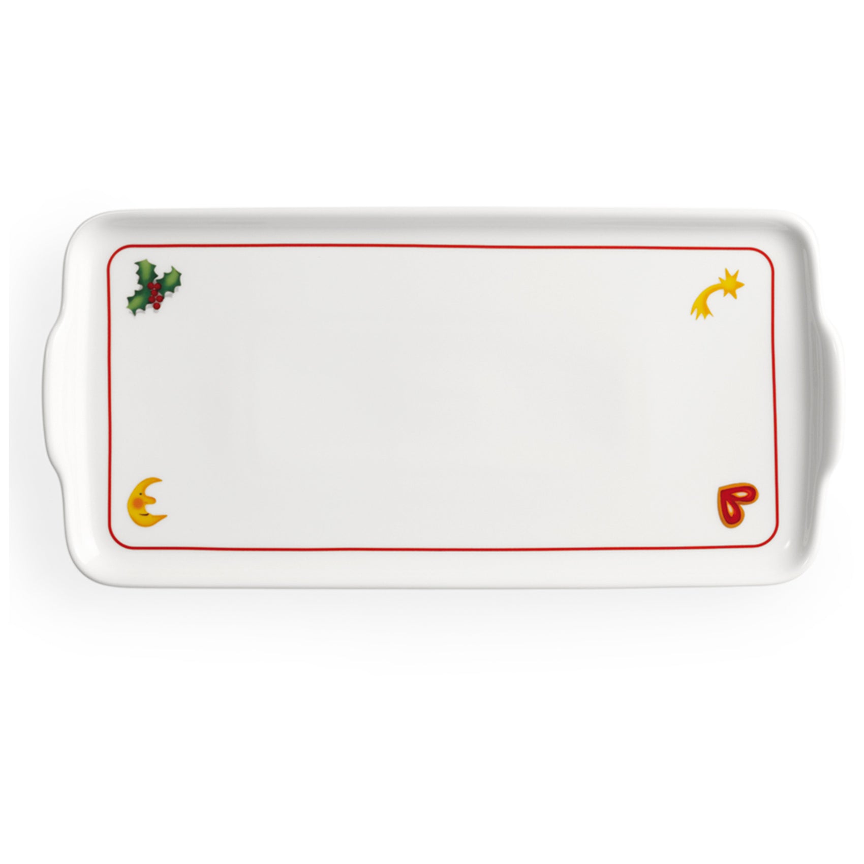 Season's Greetings - Rectangular Platter 12.6in | 32cm (Ø) | Dibbern | JANGEORGe Interiors & Furniture