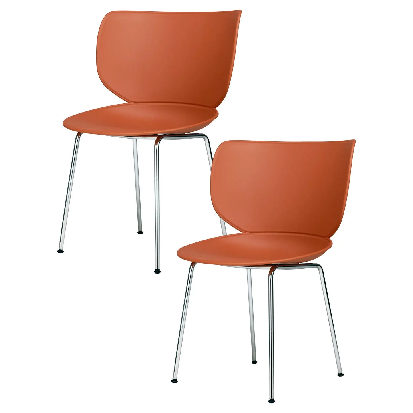 Hana Chair Set of 4 - Un-Upholstered (Non-Stackable Chrome Legs) - JANGEORGe Interiors & Furniture