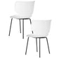 Hana Chair Set of 2 - Un-Upholstered (Non-Stackable Black Legs) - JANGEORGe Interiors & Furniture