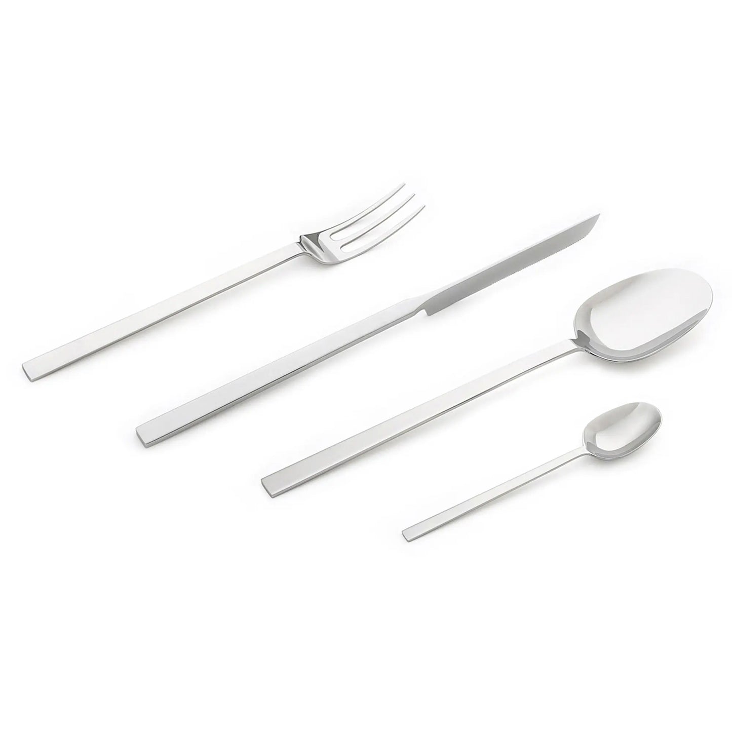 John Pawson Tableware Collection - Cutlery, 24 Pc. with 3 Prong Fork When Objects Work