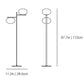 Alba 383 - Floor Lamp | Oluce | JANGEORGe Interiors & Furniture