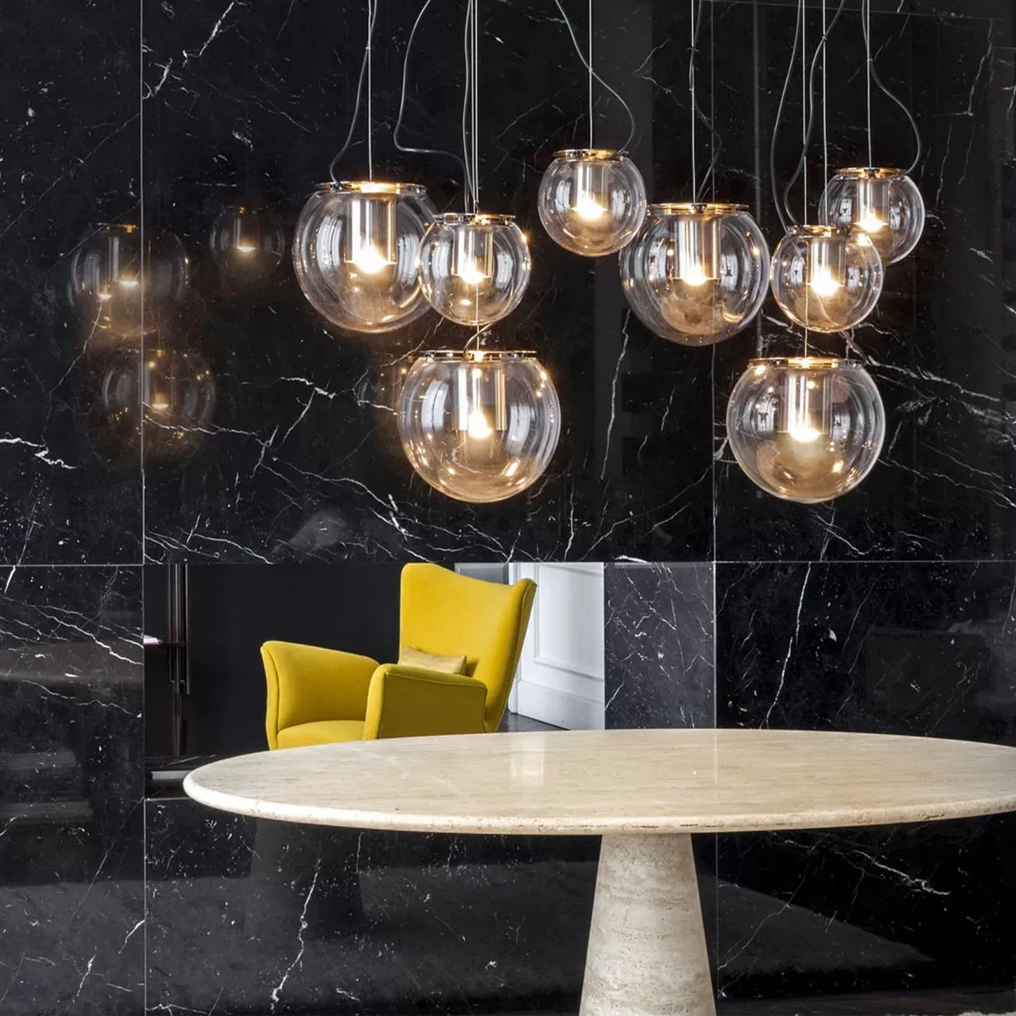 The Globe 827 - Suspension Light | Oluce | JANGEORGe Interiors & Furniture