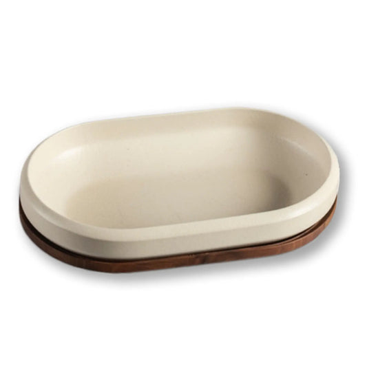 John Pawson - Ovendish Bowl Oval With Lid - JANGEORGe Interiors & Furniture