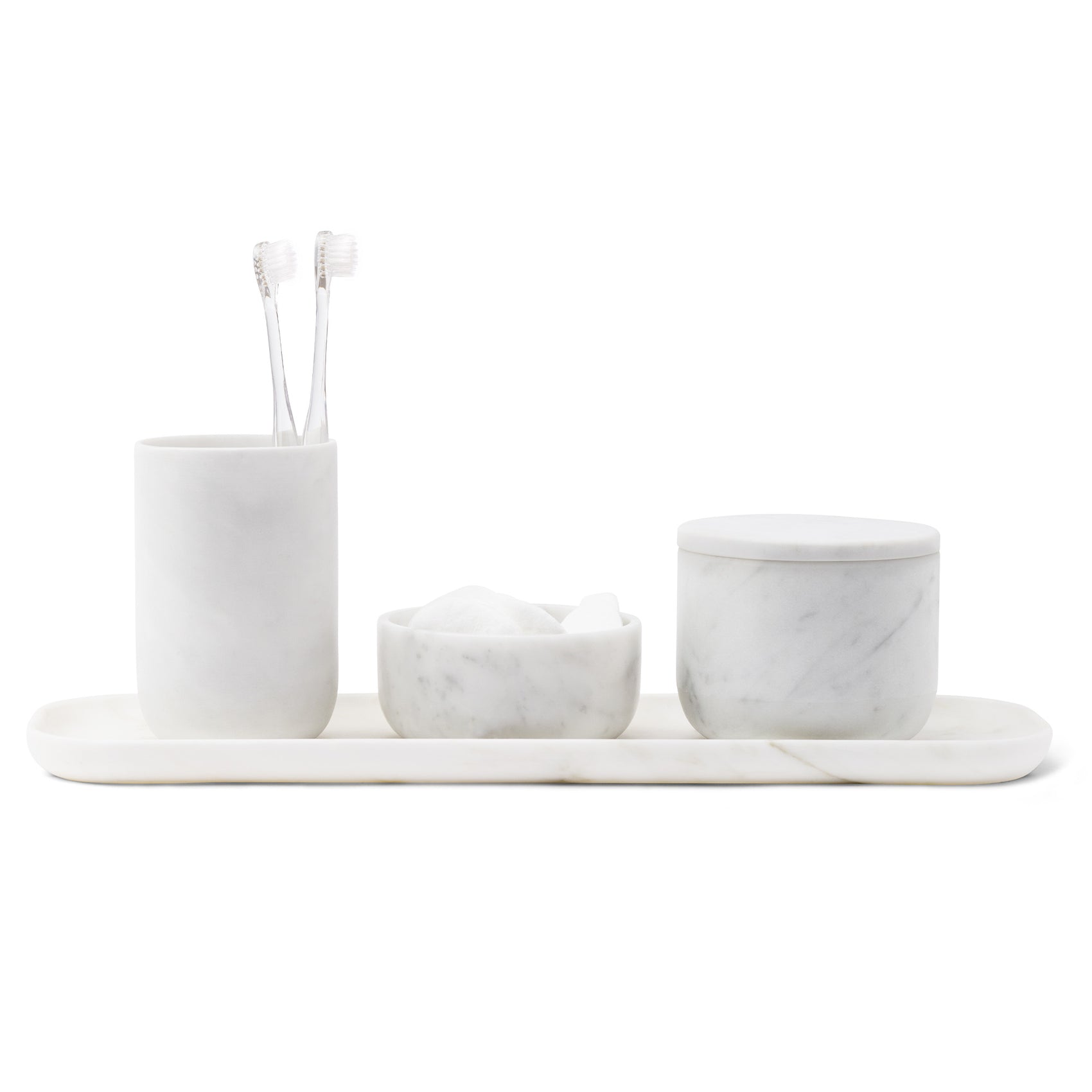 VVD Bathroom Collection - Carrara Marble Bathroom Set - JANGEORGe Interiors & Furniture