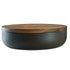 VVD Pottery - Ceramic 30x7cm with 2cm Walnut Lid (3072) | When Objects Work | JANGEORGe Interiors & Furniture