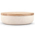 VVD Pottery - Natural Stone 30x7cm with 2cm Oak Lid (3072) | When Objects Work | JANGEORGe Interiors & Furniture