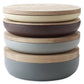 VVD Pottery - Ceramic 30x2cm with 2cm Oak Lid (3022) - JANGEORGe Interiors & Furniture