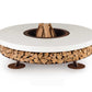 Ercole Outdoor Wood-Burning Fire Pit, Concrete | AK47 DesignArt | JANGEORGe Interior Design