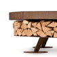 Ercole Outdoor Wood-Burning Fire Pit, Concrete | AK47 DesignArt | JANGEORGe Interior Design