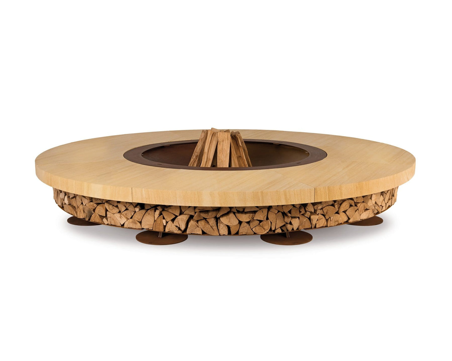 Ercole Outdoor Wood-Burning Fire Pit, Marble | AK47 DesignArt | JANGEORGe Interior Design