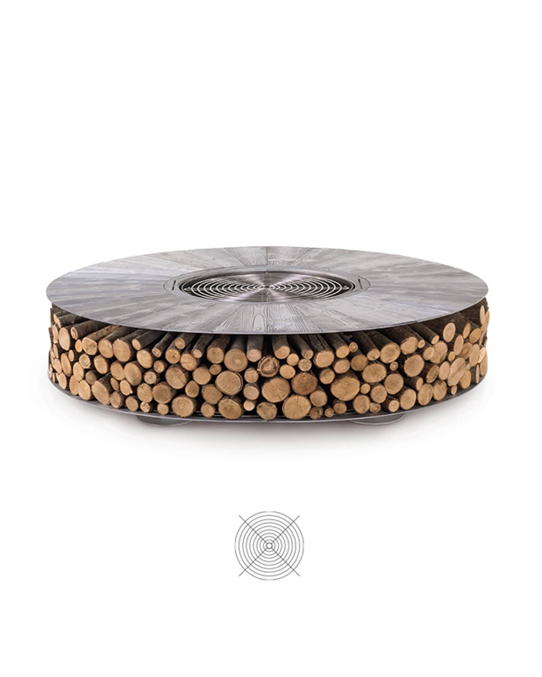 Outdoor Wood-Burning Fire Pit Accessories, Grill | AK47 DesignArt | JANGEORGe Interior Design