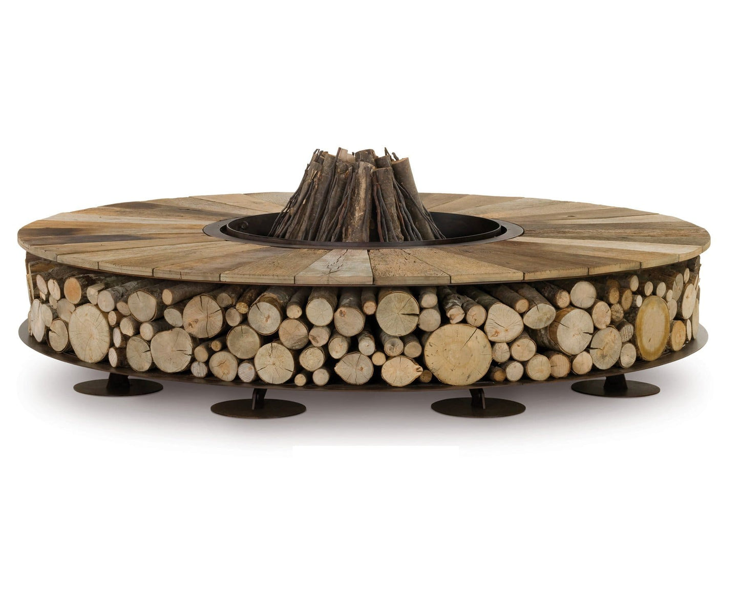 Zero Wood-Burning Outdoor Fire Pit, Texture Collection | AK47 DesignArt | JANGEORGe Interior Design