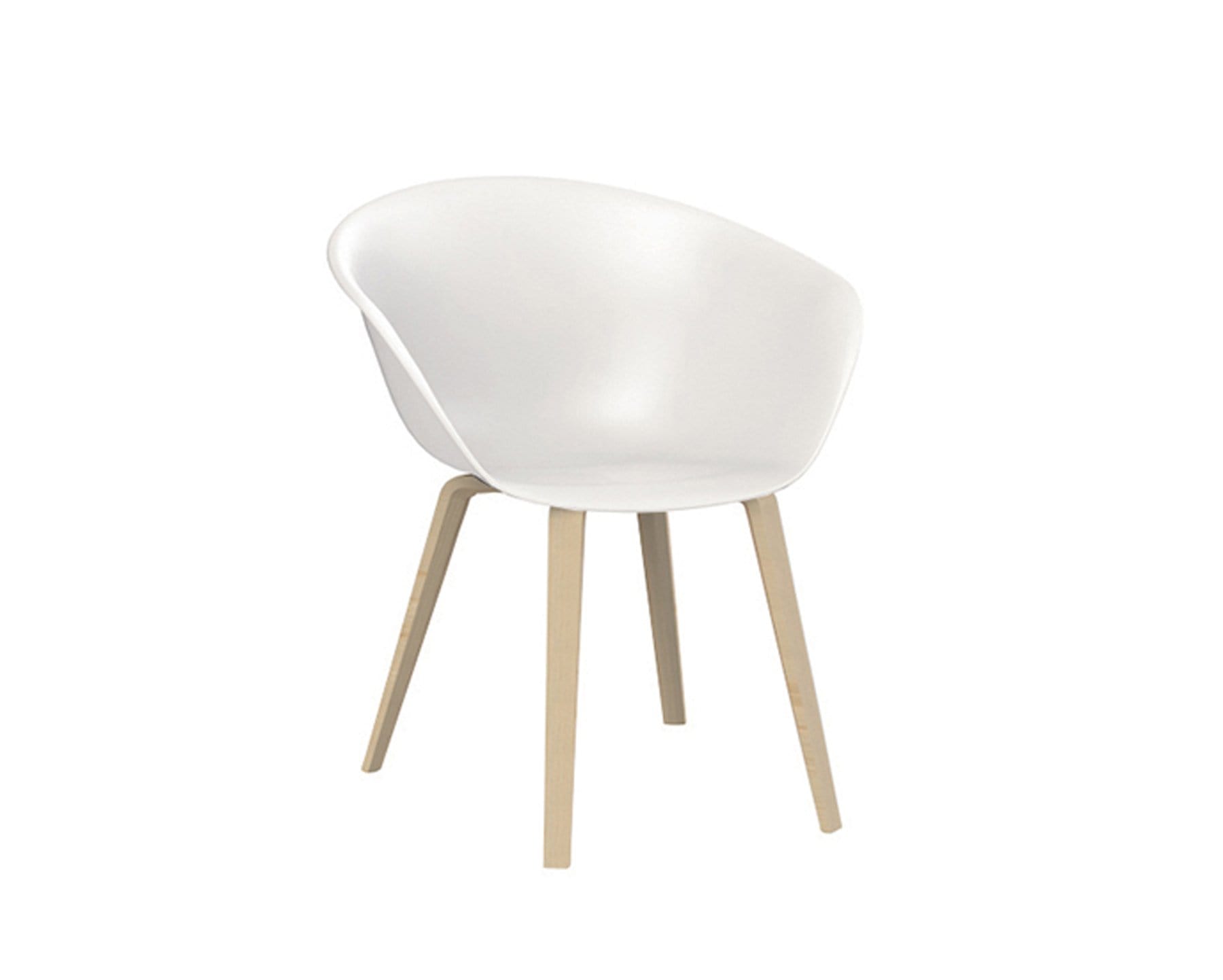 Duna 02 - 4 Wood Legs Chair | Arper | JANGEORGe Interior Design