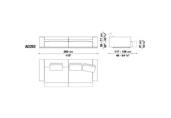 Andy '13 Sofa | B&B Italia | JANGEORGe Interior Design