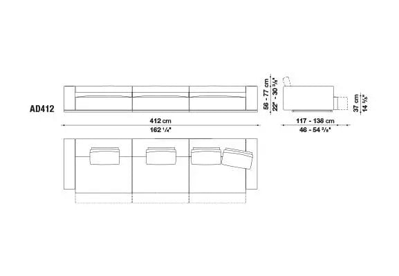 Andy '13 Sofa | B&B Italia | JANGEORGe Interior Design