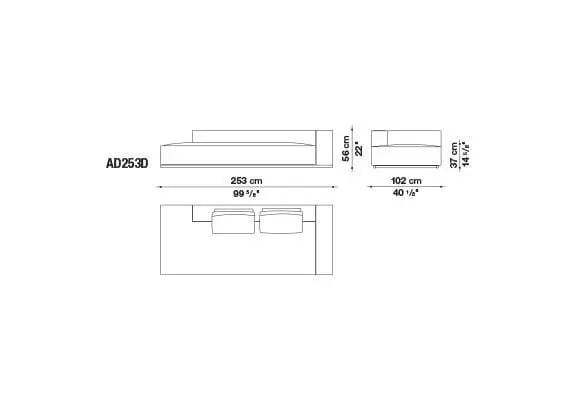 Andy '13 Sofa | B&B Italia | JANGEORGe Interior Design