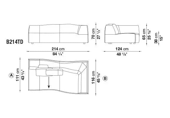 Bend Sofa | B&B Italia | JANGEORGe Interior Design