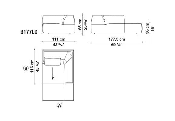 Bend Sofa | B&B Italia | JANGEORGe Interior Design