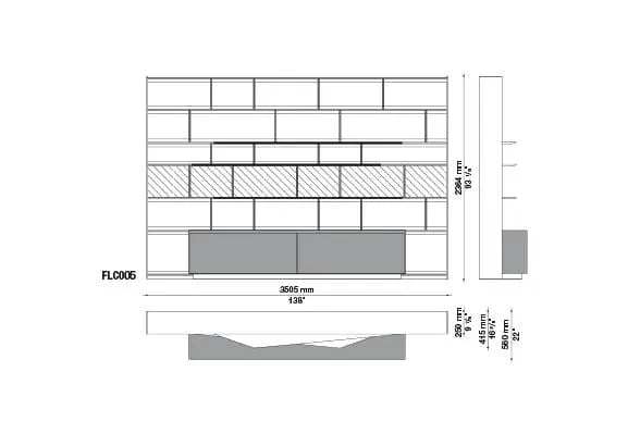 Flat.C Wall System | B&B Italia | JANGEORGe Interior Design