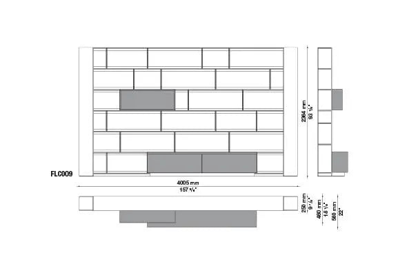 Flat.C Wall System | B&B Italia | JANGEORGe Interior Design