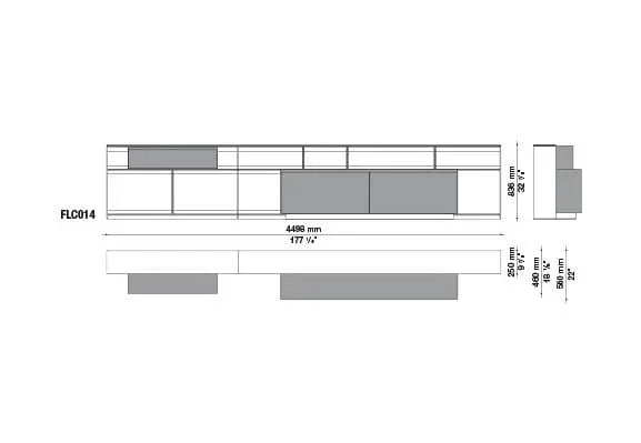 Flat.C Wall System | B&B Italia | JANGEORGe Interior Design