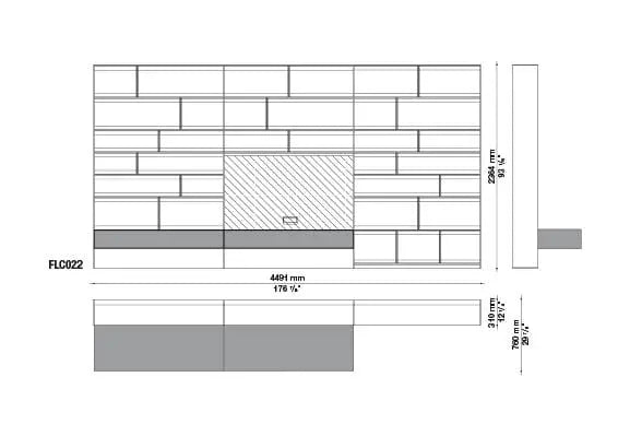 Flat.C Wall System | B&B Italia | JANGEORGe Interior Design