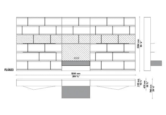 Flat.C Wall System | B&B Italia | JANGEORGe Interior Design