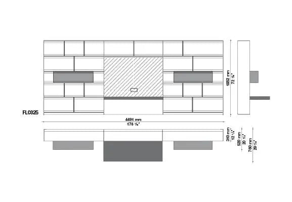 Flat.C Wall System | B&B Italia | JANGEORGe Interior Design